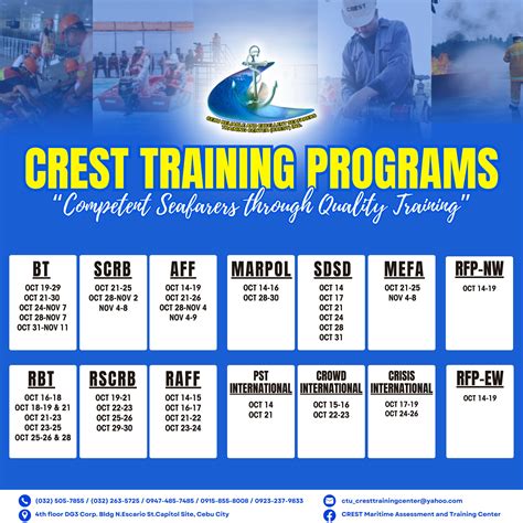 crest maritime assessment and training center|EYES HERE .